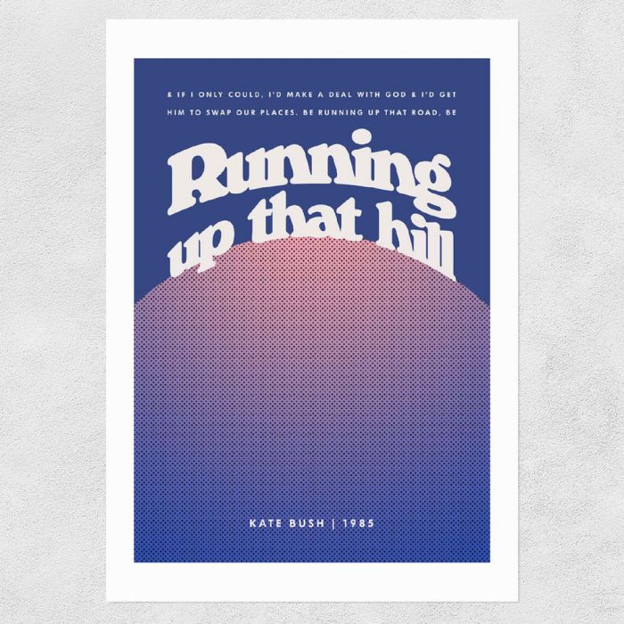 Up That Hill A3 Print