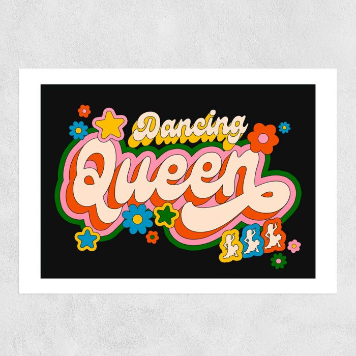 East End Dancing Queen A3 Print