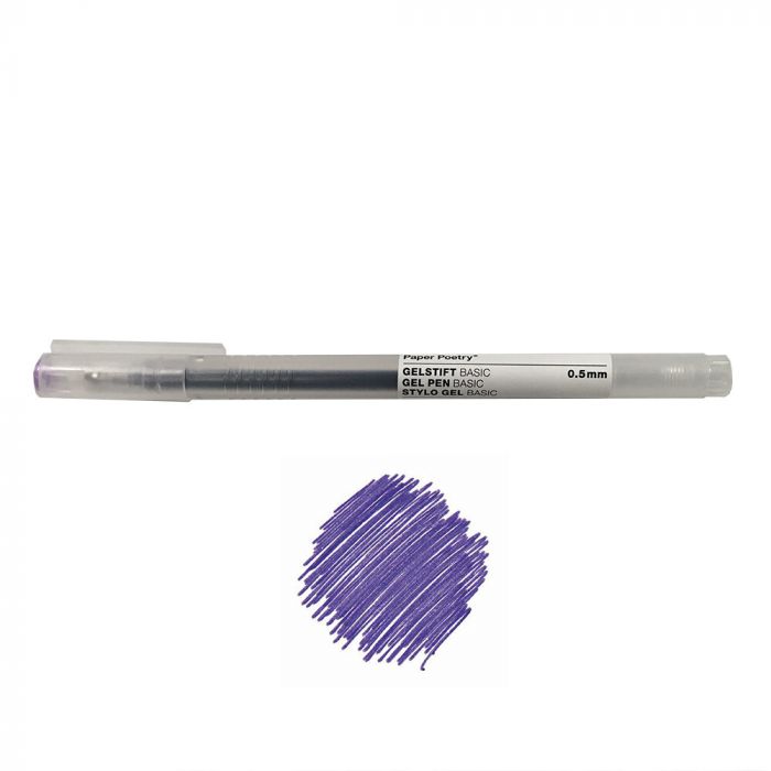 Paper Poetry Gel Pen - Purple
