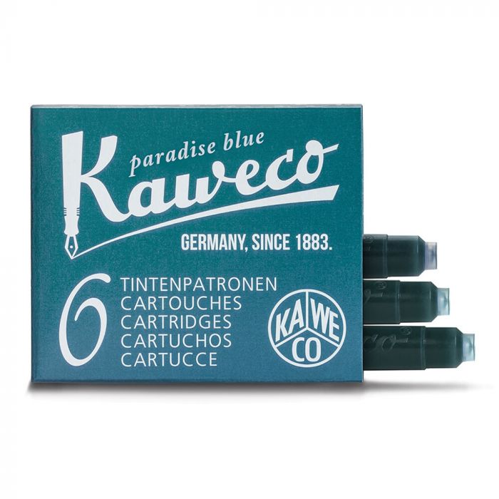 Kaweco Ink Cartridges - Paradise Blue