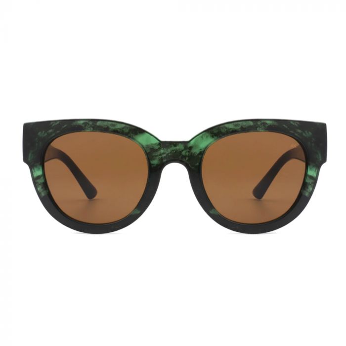 A Kjaerbede Lilly Sunglasses - Green Marble Transparent
