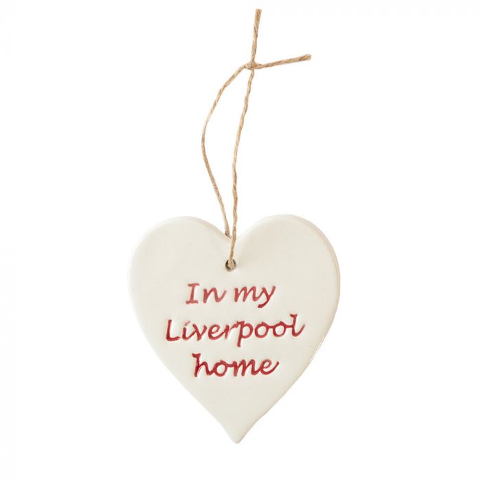 Broadlands Ceramic Heart In My Liverpool Home Decoration 