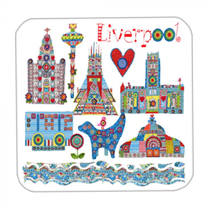 Tula Moon Liverpool Knitted City Coaster