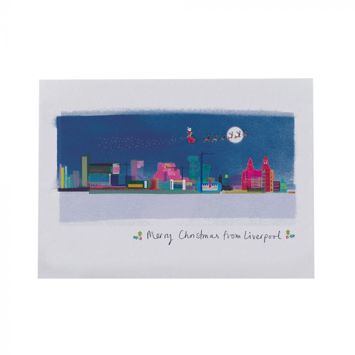 Liverpool Waterfront Christmas Card