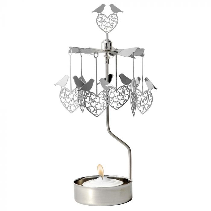 Pluto Produkter Love Birds Rotary Candle Holder