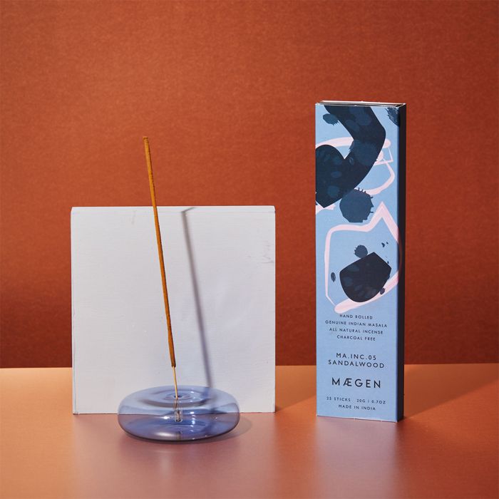 MAEGEN Dimple Incense Holder - Blue