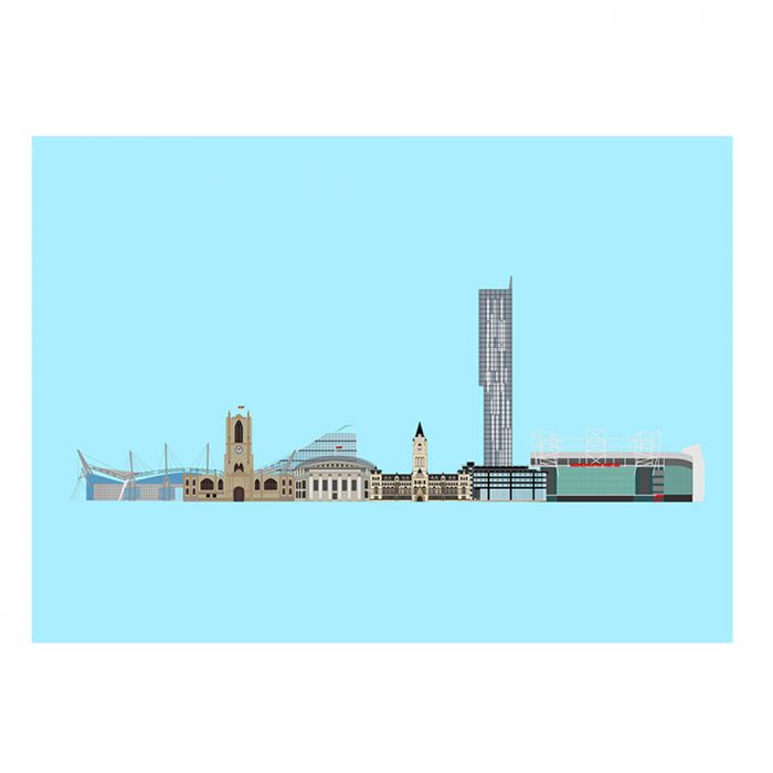 Manchester Skyline Card