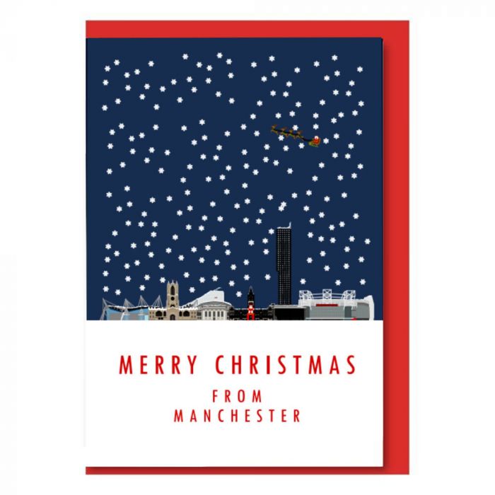 Merry Christmas From Manchester Card 
