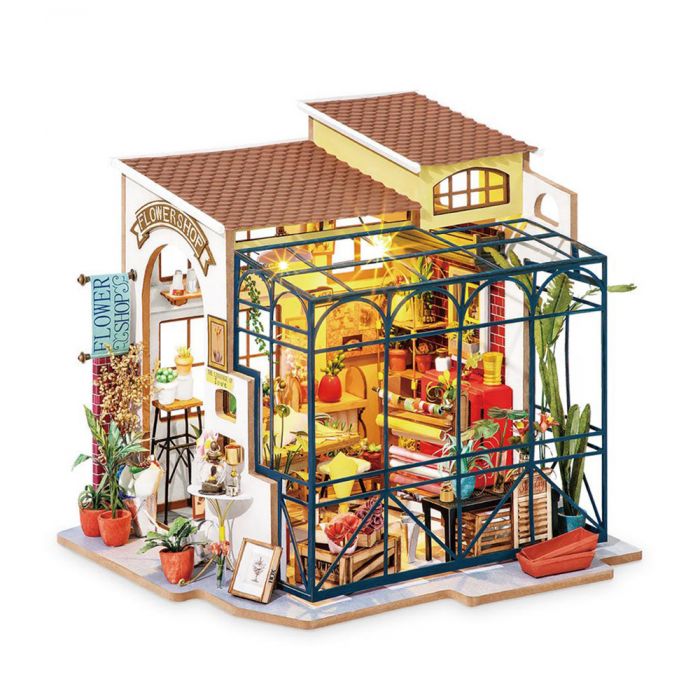 Rolife Emily s Flower Shop DIY Miniature House Kit