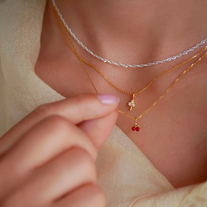 ENAMEL Copenhagen Cherry Necklace - Red