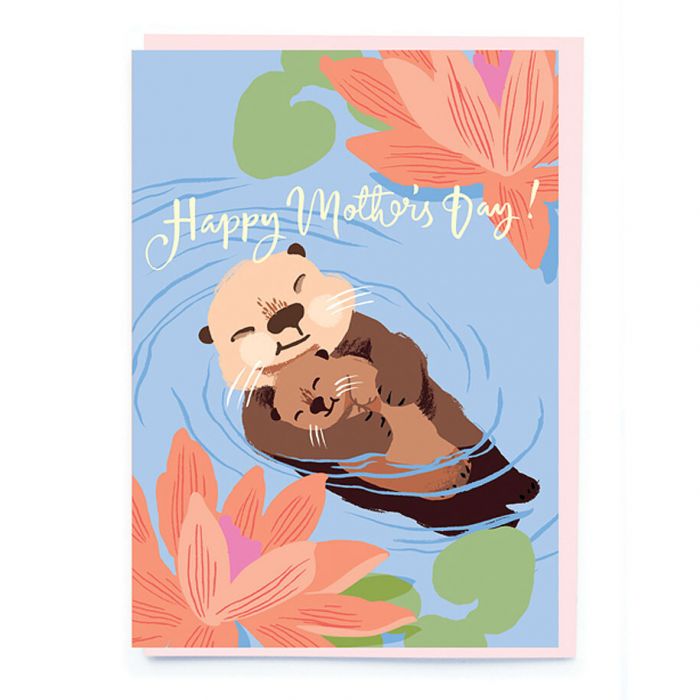 Happy Mother's Day Otters Card