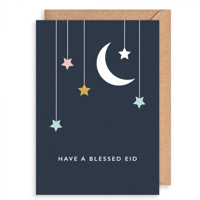 Moon & Stars Eid Card