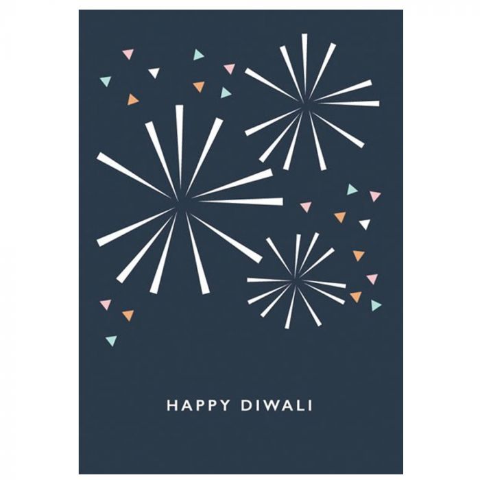 Diwali Fireworks Card
