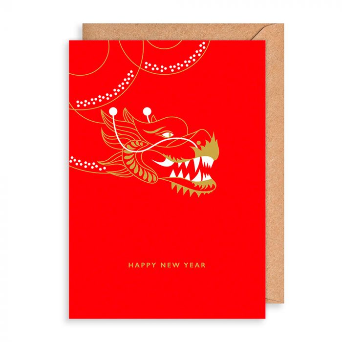 Chinese New Year Dragon Card