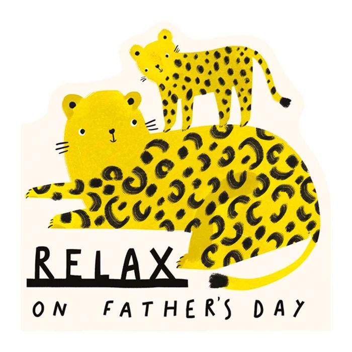 Father's Day Leopard Card