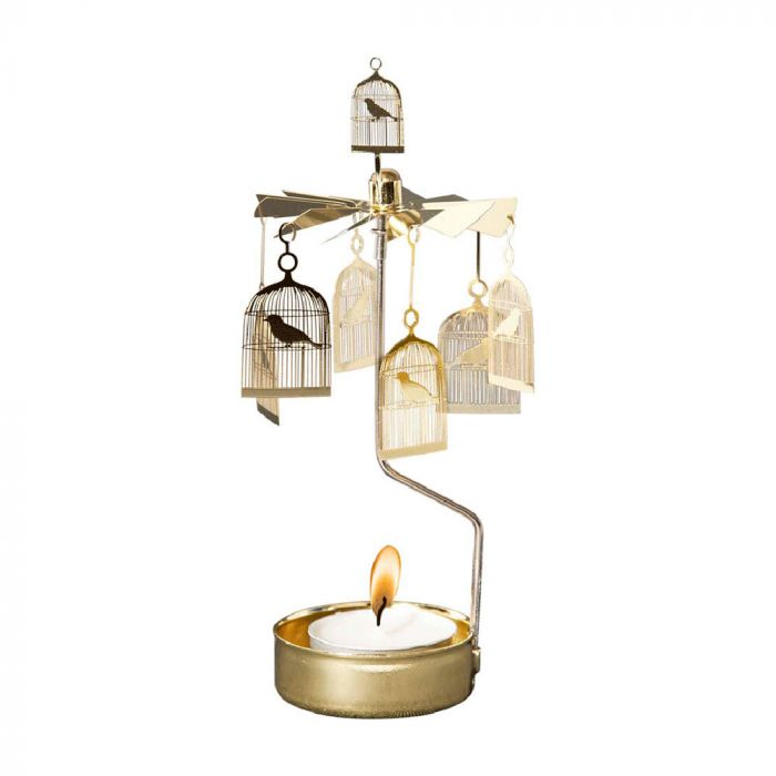 Pluto Produkter Birdcage Rotary Candle Holder