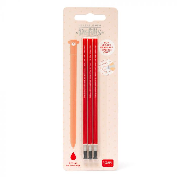 Erasable Pen Refills - Red