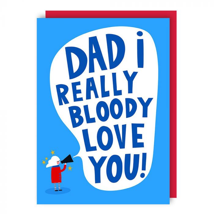 Bloody Love You Father's Day Card