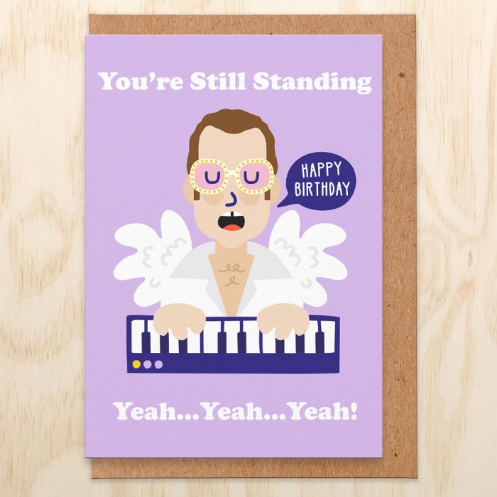 You're Still Standing Birthday Card