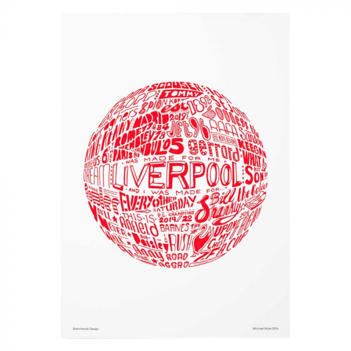 Liverpool Football A3 Print