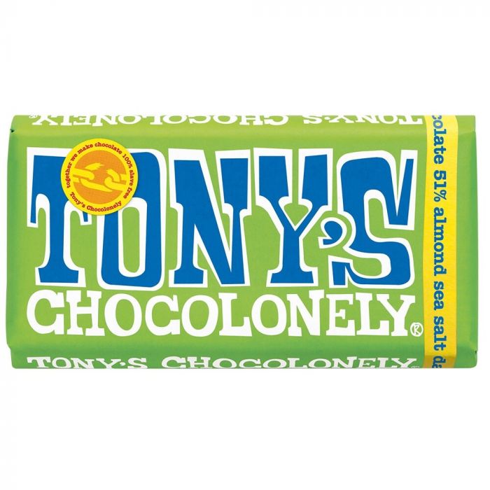 Tony's Chocolonely Almond Sea Salt Chocolate