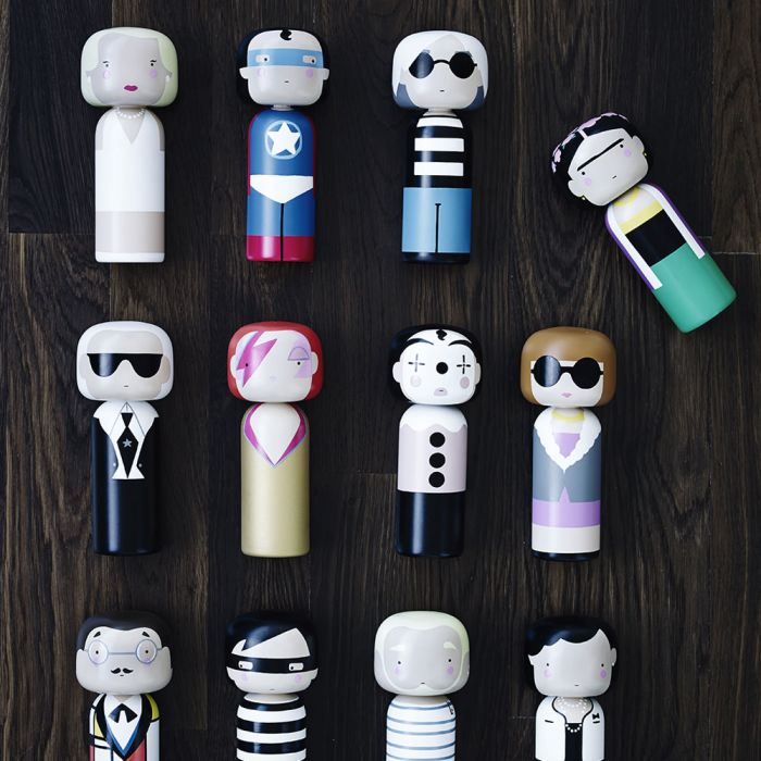 Frida Kahlo Kokeshi Doll