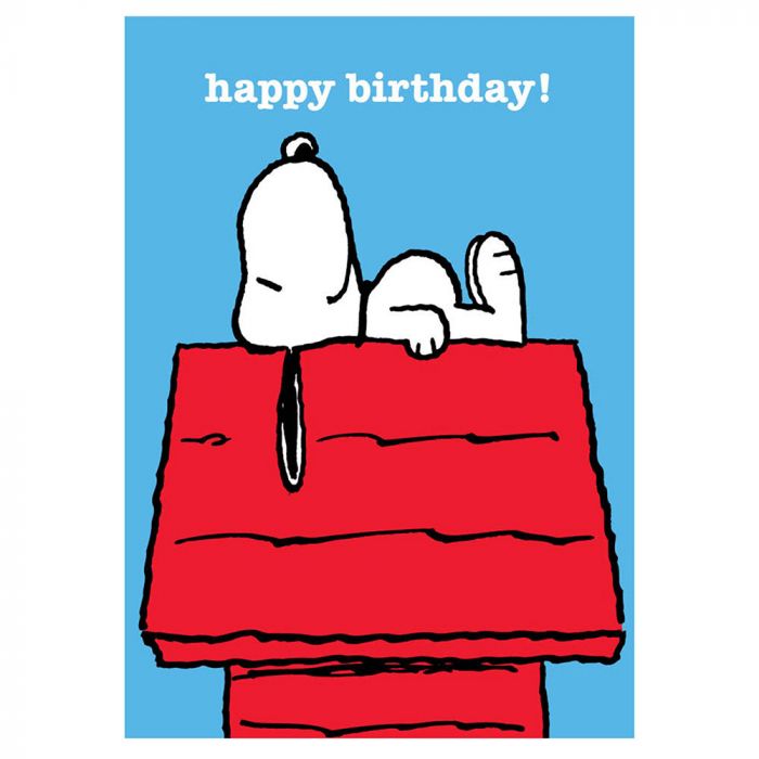 Snoopy Birthday Kennel Card