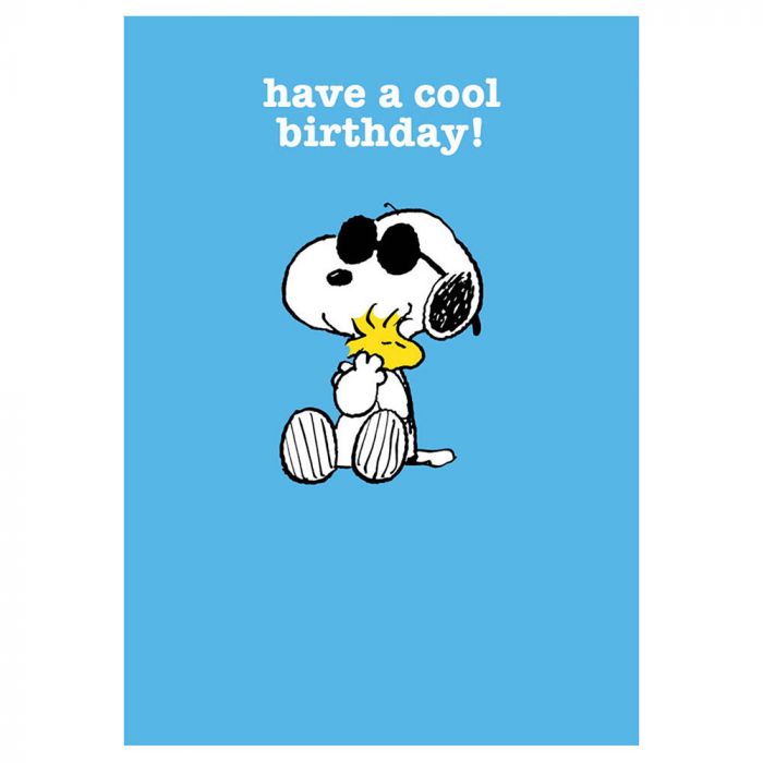 Snoopy Cool Birthday Card