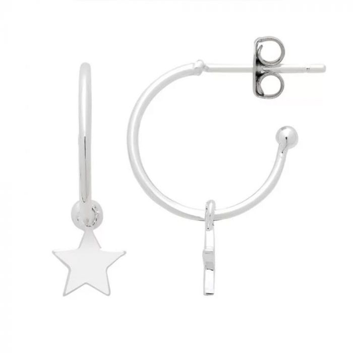 Estella Bartlett Star Drop Hoops