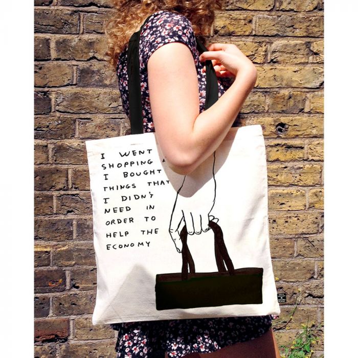 David Shrigley Went Shopping Tote 