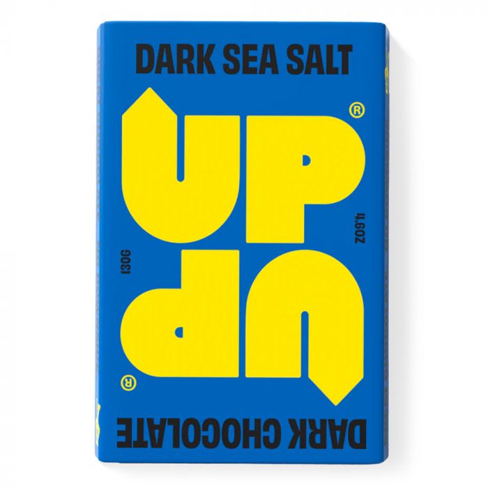 Coco UP UP Sea Salt Dark Chocolate Bar 130G