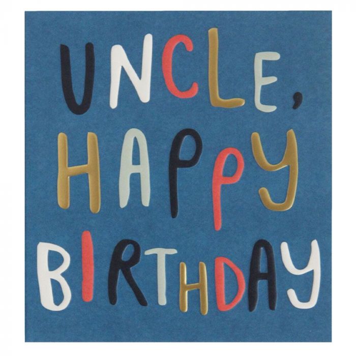 Uncle, Happy Birthday Card