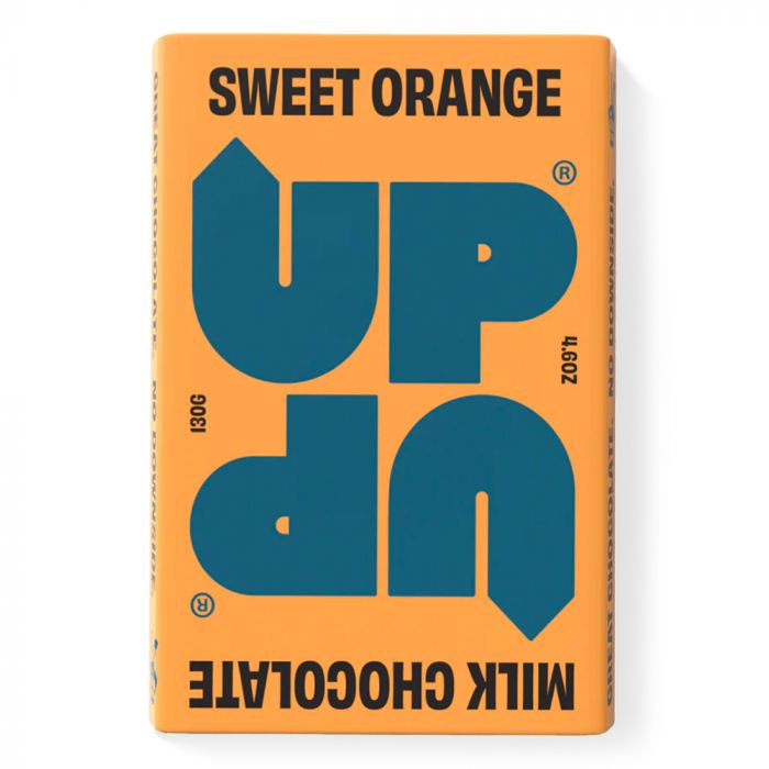 Coco UP UP Sweet Orange Milk Chocolate Bar 130G