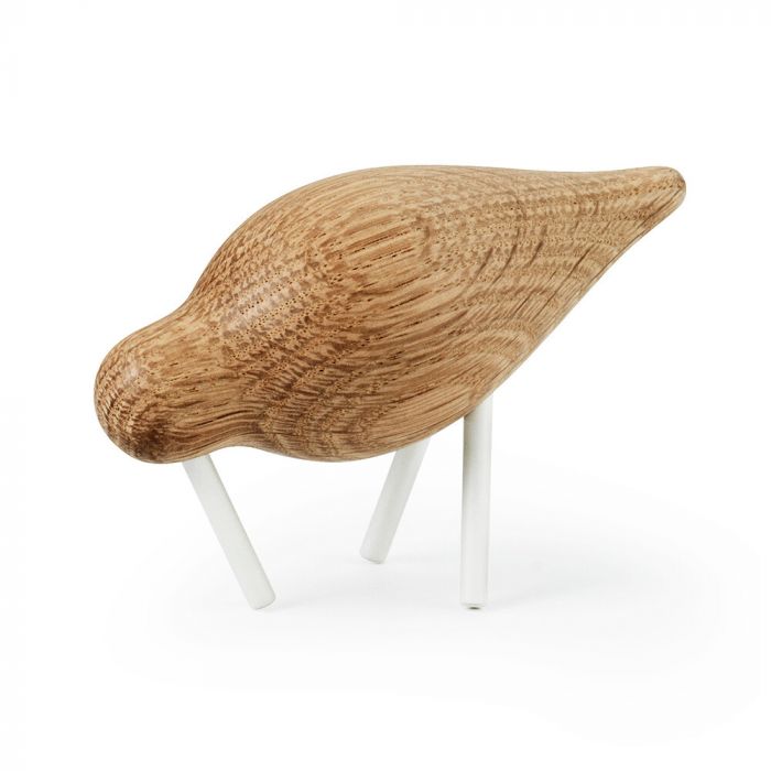 Normann Copenhagen Shorebird - Small, Oak/White