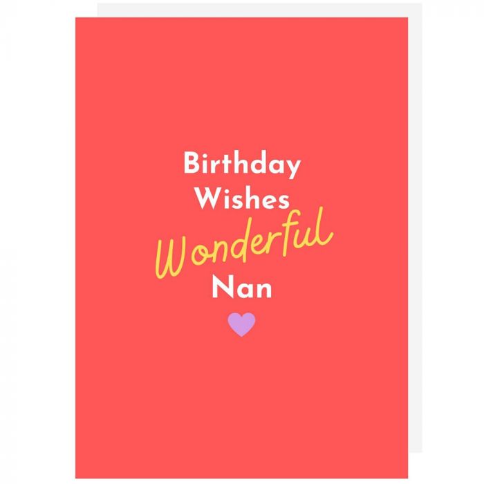 Nan Birthday Card