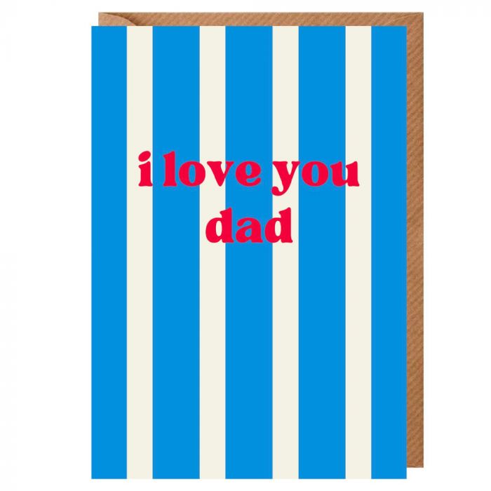 Love You Dad Father's Day Card