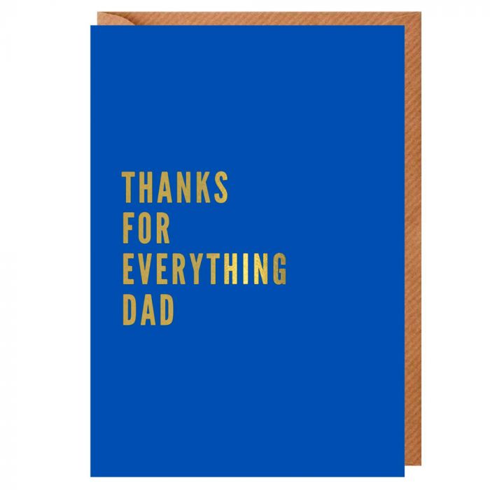 Thanks Dad Father's Day Card