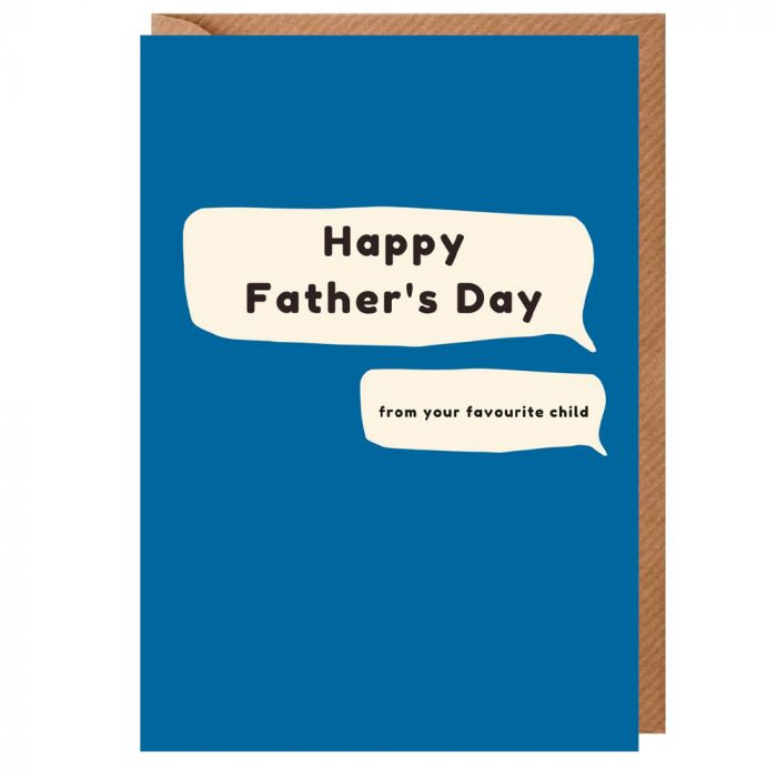 Dad Favourite Father's Day Card