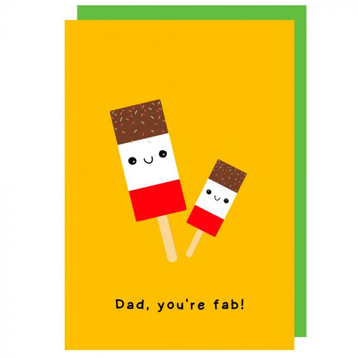 Fab Dad Father's Day Card