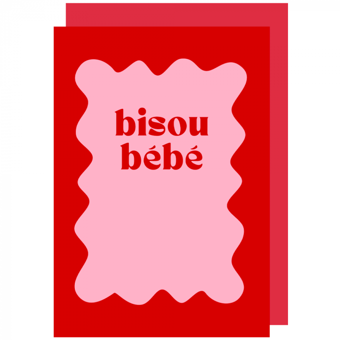 Bisou Bebe Valentines Card