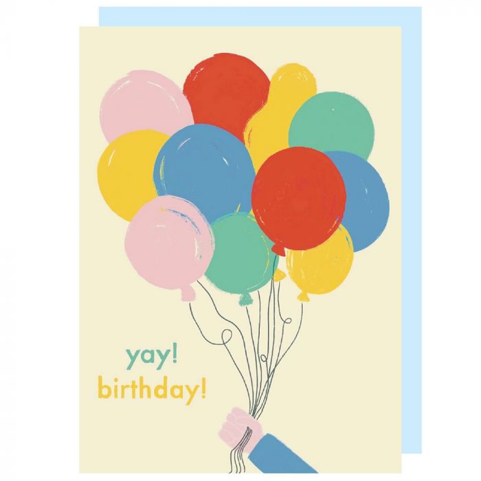 Yay Birthday Balloons Card