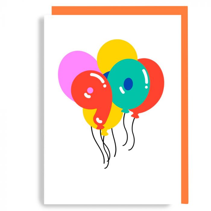 Age Balloon 90 Card