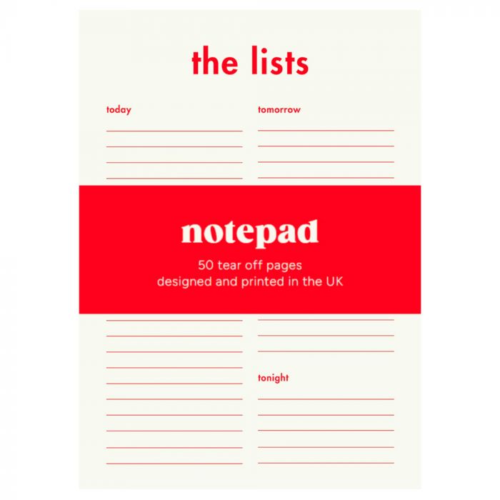 The Lists Notepad