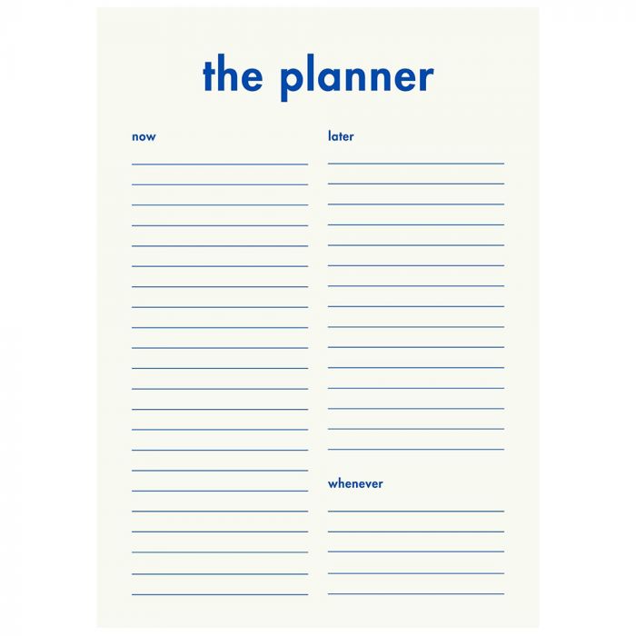 The Planner Notepad 