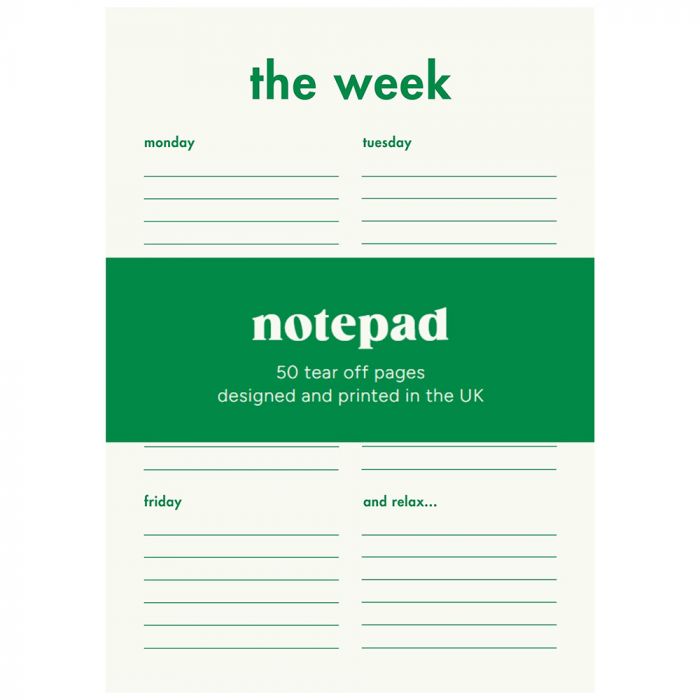 The Week Notepad