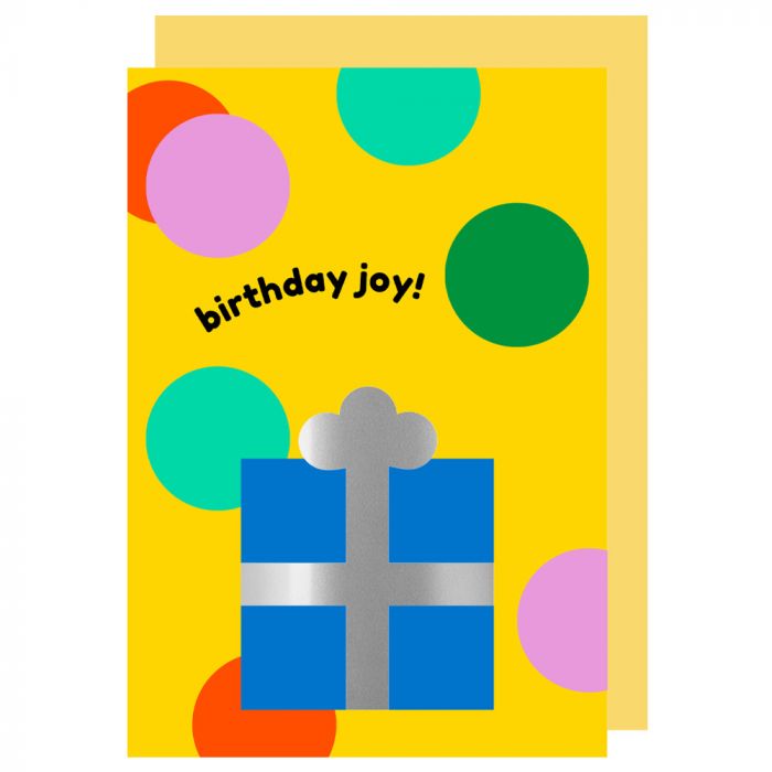 Birthday Joy Present Card
