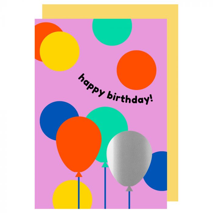 Birthday Balloons Card