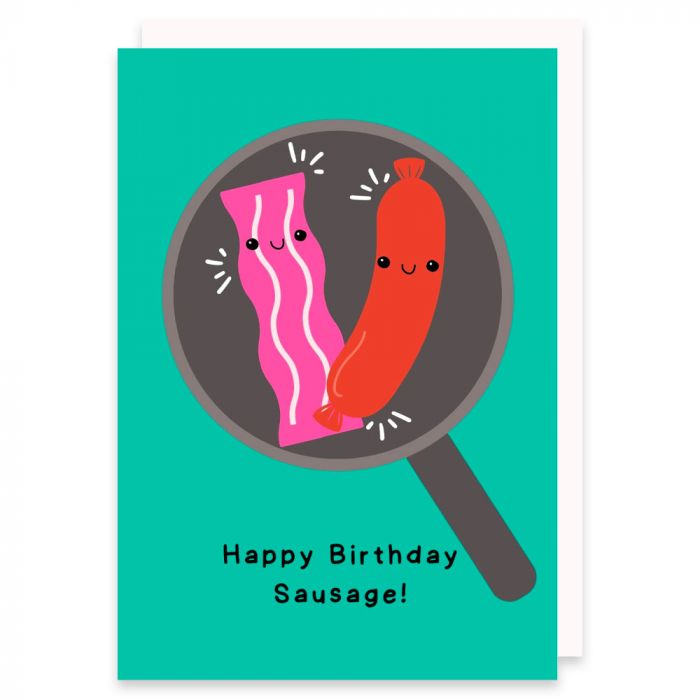 Happy Birthday Sausage Card