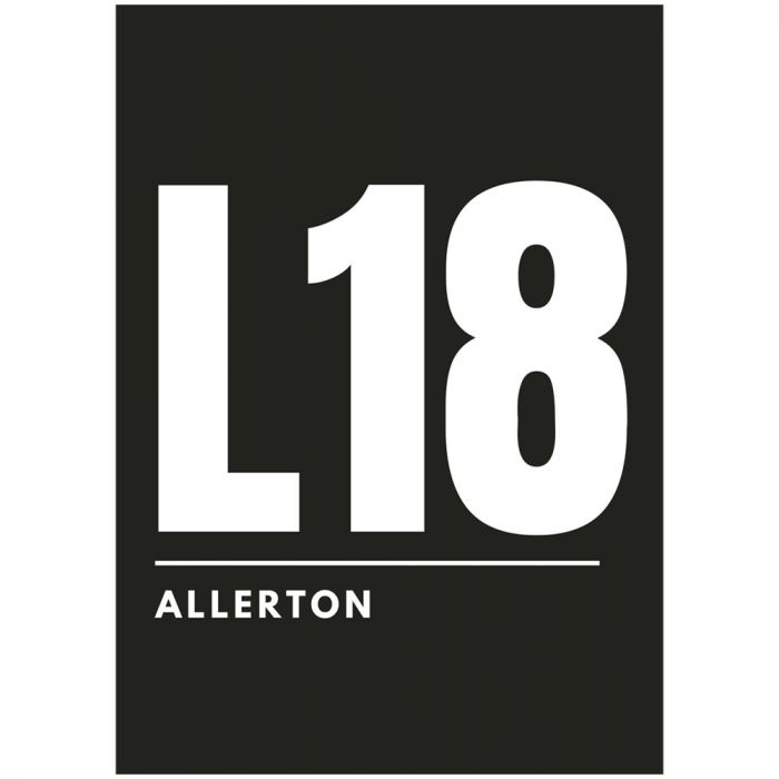 Allerton Postcode A3 Print