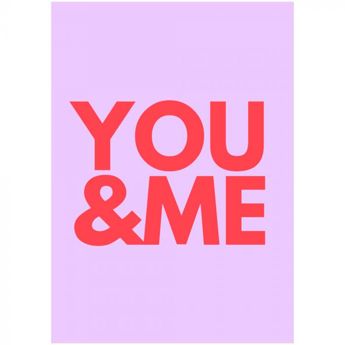 You & Me A3 Print 
